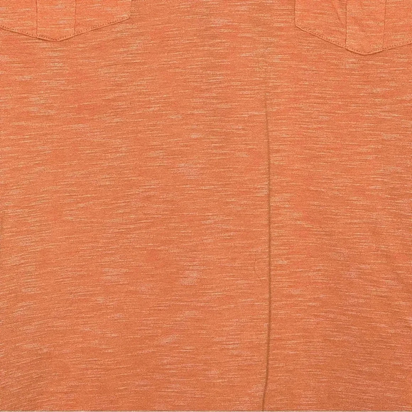 Sonoma XXL 2X Tank Top Shirt Orange Sleeveless V Neck Knit Rayon Blend Womens - Picture 2 of 5